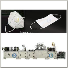 Máquina de fabricación de máscaras faciales de tipo plegable totalmente automática