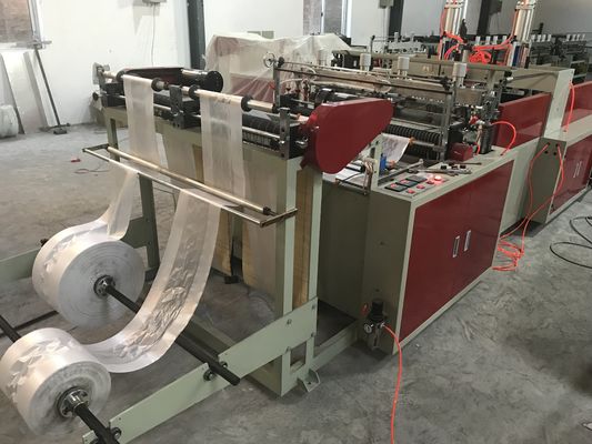 Máquina de fabricación de bolsas de chalecos de plástico de alta velocidad para camisetas