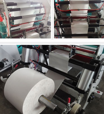 Máquina de fabricación de bolsas de sello central de alta velocidad para bolsas de PE/PAPEL