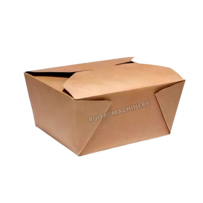 máquina de la fabricación de cajas de la hamburguesa