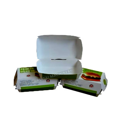 máquina de la fabricación de cajas de la hamburguesa