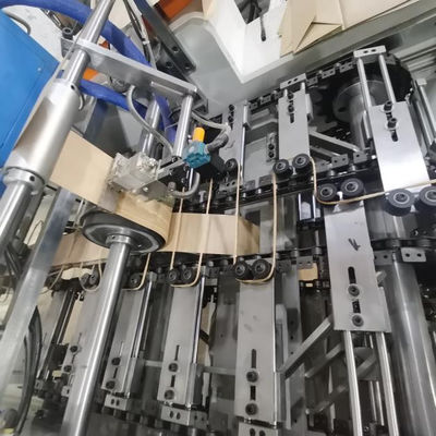 Bolsa de papel automática de fondo cuadrado de mano / mano de mano / bolsa Kraft de fabricación de bolsas de papel de mano de torsión