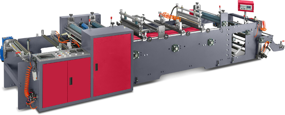 China Máquina de fabricación de bolsas de rodillo para bolsas preabertas Fan doblado en caja