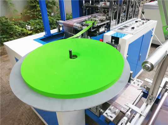 Máquina de fabricación de cubiertas de zapatos de PE automática ultrasónica