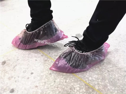 Máquina para cubrir zapatos de plástico PE de doble capa