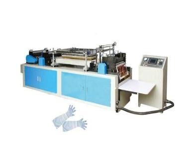 Máquina de fabricación de guantes desechables de manga larga de plástico médico de alta calidad